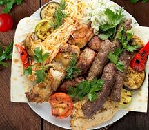 Шашлычная тарелка