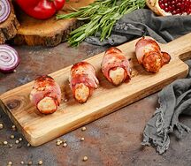 Мясные рулетики с телячьим фаршем
