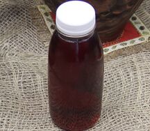 Морс домашний из черной смородины и клюквы
