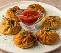 Манты жареные