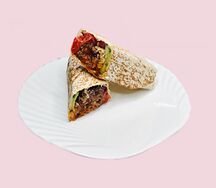 Мини-шаурма в обычном лаваше с говядиной