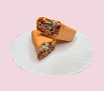 Мини-донер с курицей в сырном лаваше