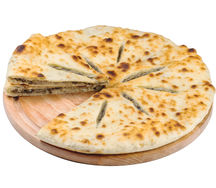 Пирог осетинский с картофелем и грибами (постный)