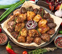 Ассорти из шашлыков без костей