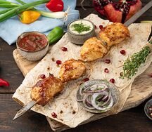 Шашлык из филе куриной грудки