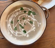 Крем-суп с шампиньонами