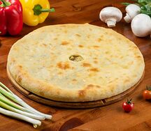 Осетинский пирог с картошкой и грибами