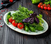 Букет из бакинских овощей