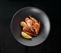 Креветки пивные жареные