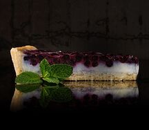 Торт Клафути с черникой