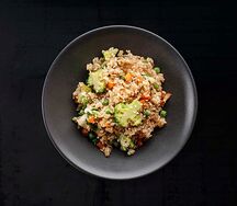 Рис, жаренный с овощами