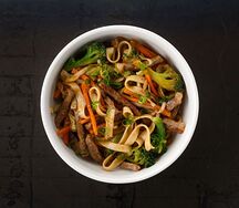 Лапша Удон с говядиной и овощами