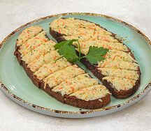 Гренки ржаные с замазкой