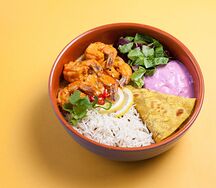 Креветки в кокосовом карри