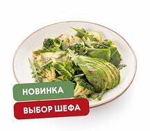 Салат Пять зелёных овощей