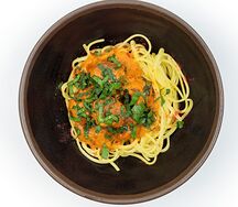 Паста с фрикадельками