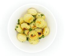 Пельмени жареные