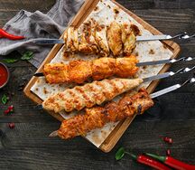 Шашлык из куриного бедра