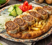 Шашлык рулет с лавашом