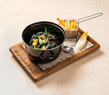 Мидии черный перец