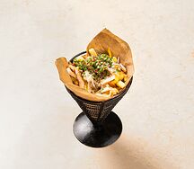 Картофель фри с курицей