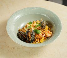 Тальятелле с морепродуктами