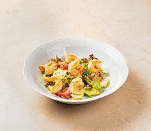 Салат с креветками