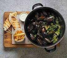 Мидии натюр