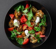 Баклажаны по-азиатски с творожным сыром