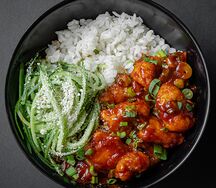 Корейская курица с рисом