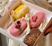 Чизкейки-эскимо на палочке ассорти