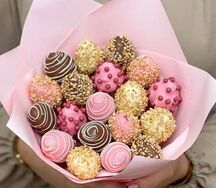 Букет клубники в шоколаде Crispy S