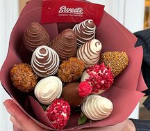 Букет из клубники в шоколаде Caramel Xs