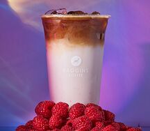 Айс латте Мята-малина