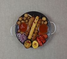 Мясное плато с овощами