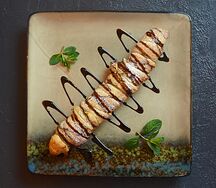 Банан запечённый в шоколаде