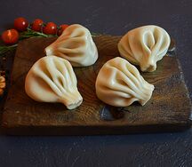 Хинкали с сыром и шпинатом