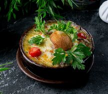 Шампиньоны под сыром