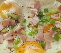 Яичница с беконом