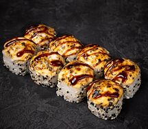 Запеченный ролл с курицей