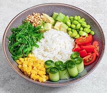 Поке с овощами