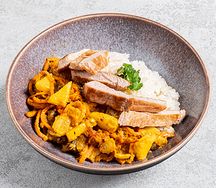 Жёлтый карри со свининой