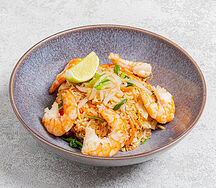 Тайский рис с креветками