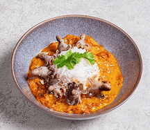 Красный карри с осьминогами