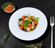 Салат с кальмаром