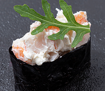 Гункан Крем-чиз креветка