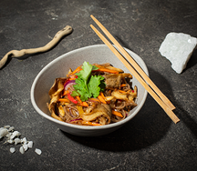 Лапша соба с овощами