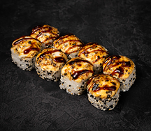 Запеченный ролл с курицей