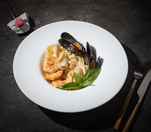 Феттуччине с морепродуктами