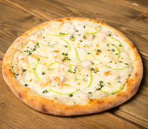 Пицца Креветки и цукини